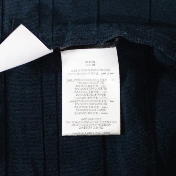 BCBG Navy Blue Strapless Cocktail Dress Size 6 - Picture 8 of 8